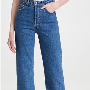 Levi’s Blue Ribcage Straight Ankle